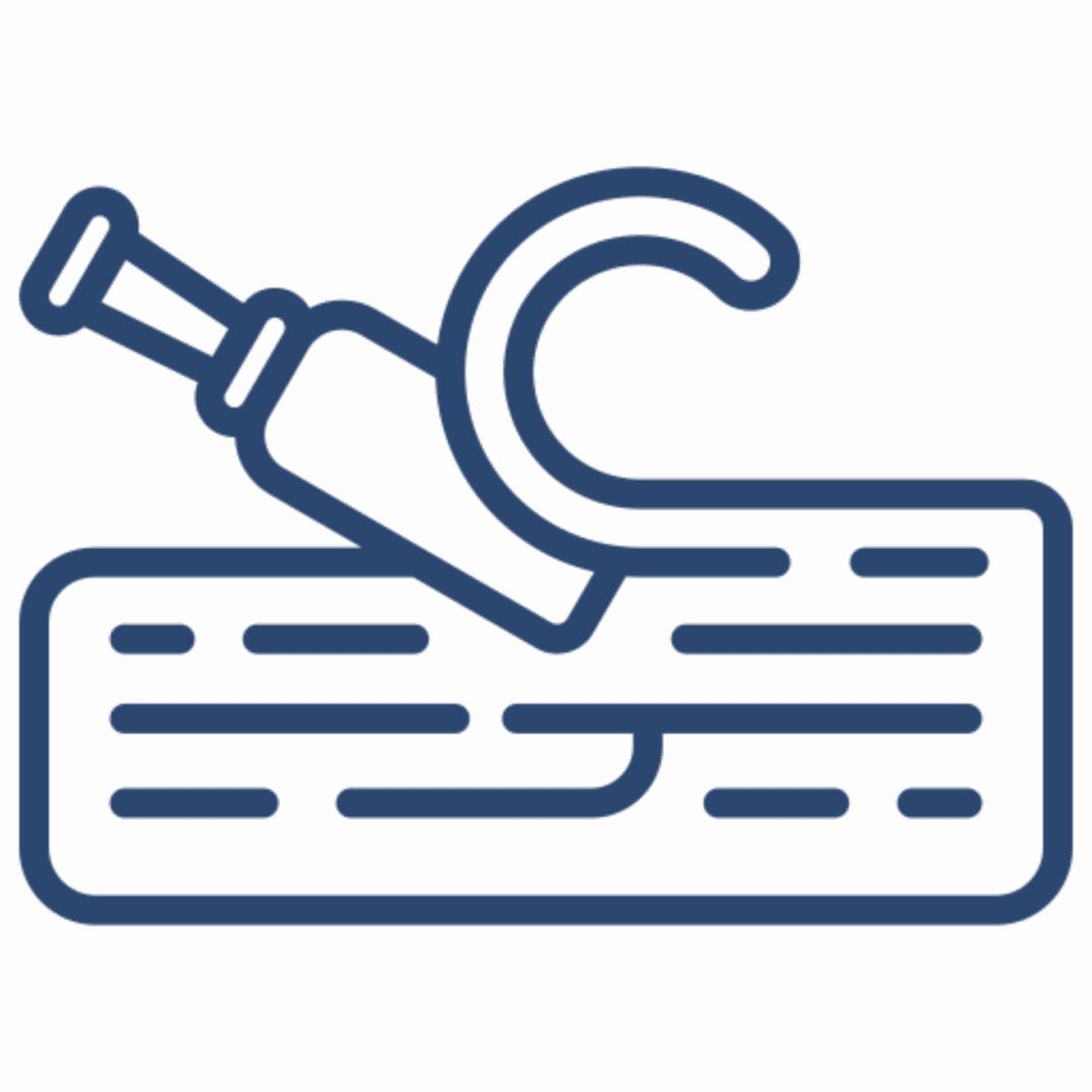 Woodworking graphic with tool and plank